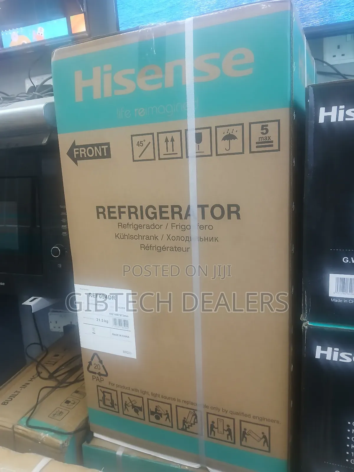 94l Hisense Fride Frost Silver Single Door