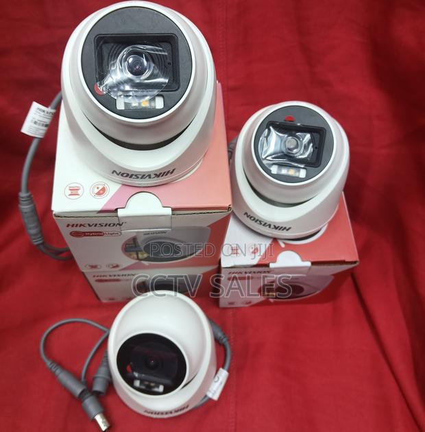 Smart Hybrid CCTV Camera With in Built Light for Night Light Ability - main view