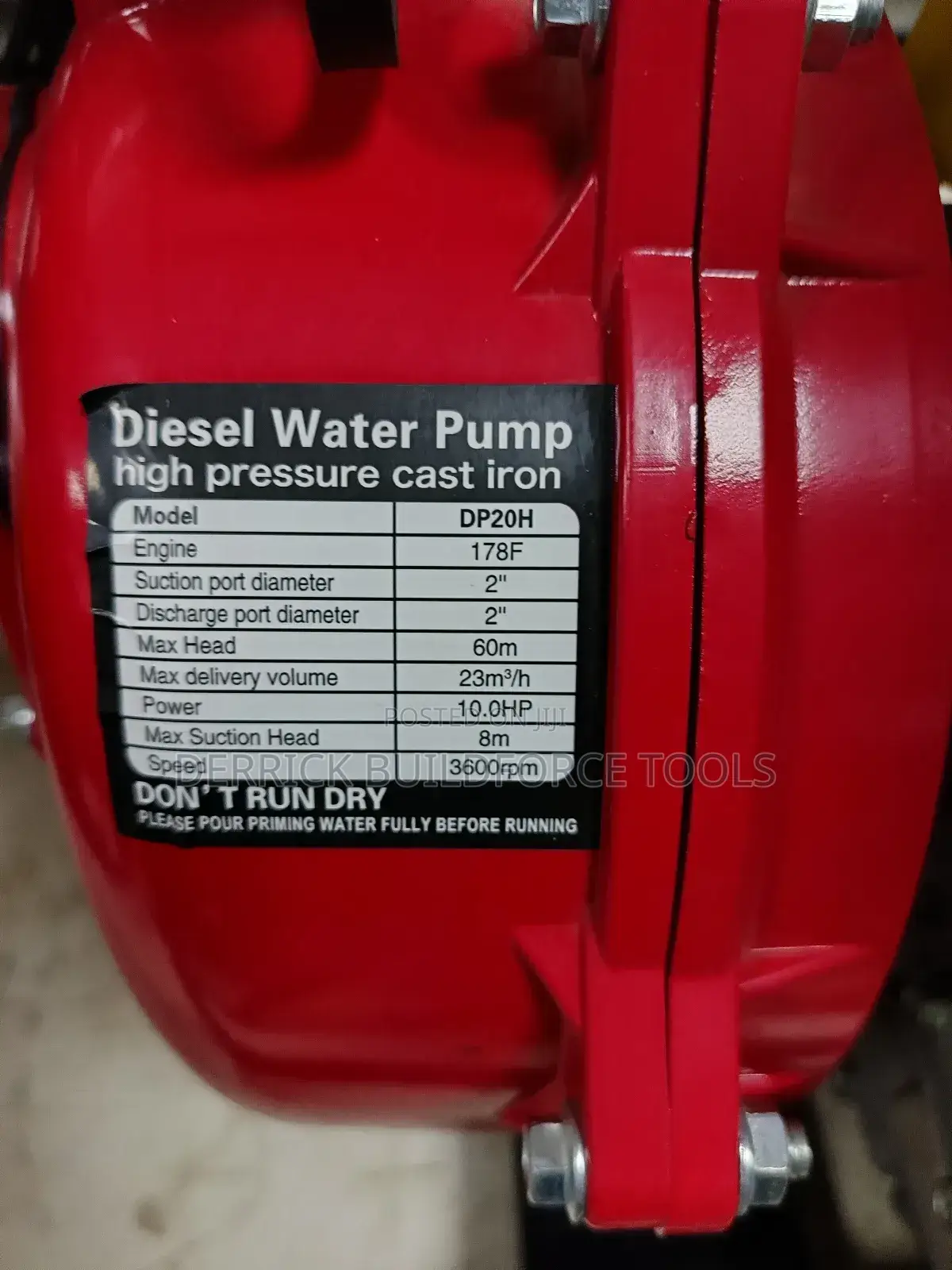 High Standard 2" Pulsar Diesel Water Pump