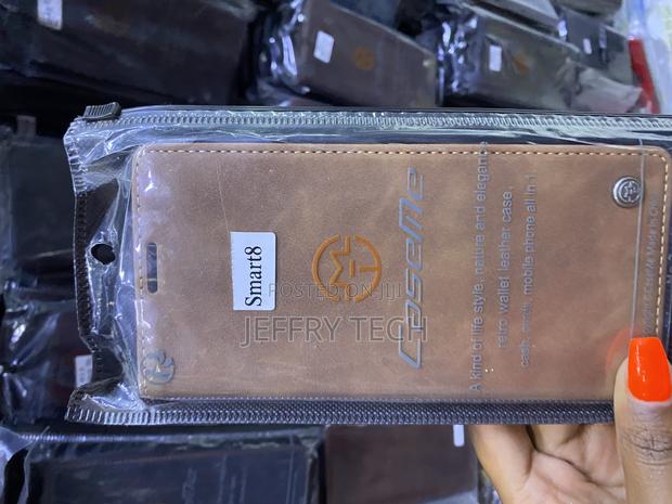 Elubugod Infinix Smart 8 Leather Flip Case With Card Slots