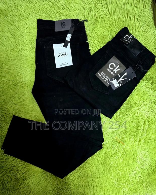 Quality Made Denim Jeans Diesel Amiri Plain Trouser - thumbnail 4