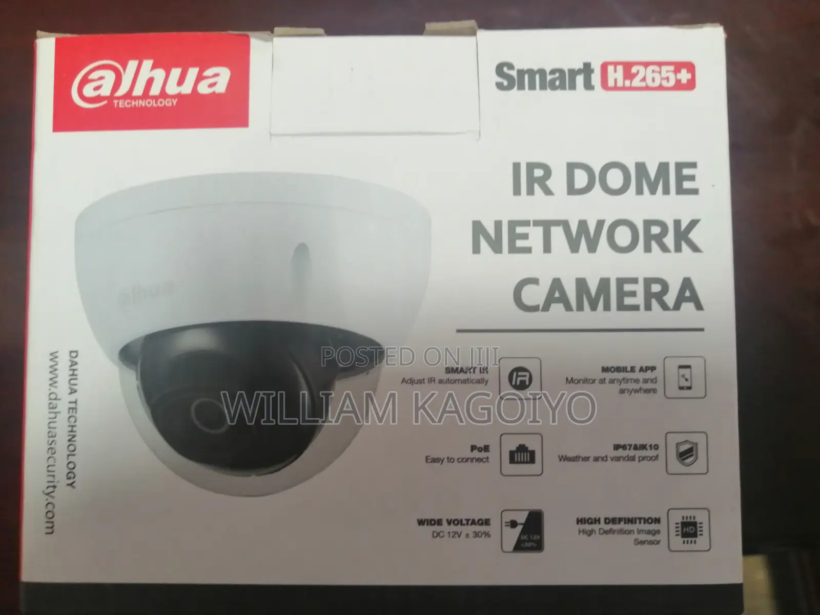 Brand New Ir Dome Network Camera (Alhua)