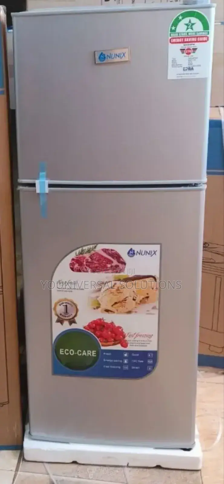 Nunix 210 Litres Large Capacity -Silver With Handle