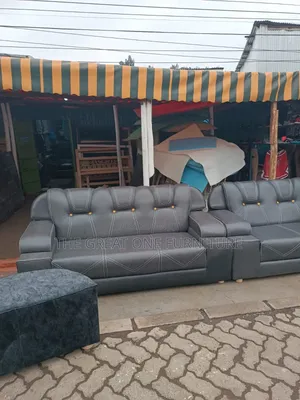 Brand New 5 Seater Sofa Set Gray Ygf5k