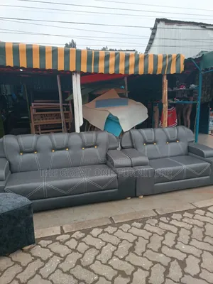 Modern Gray 5 Seater Sofa Set Seat Tp9j