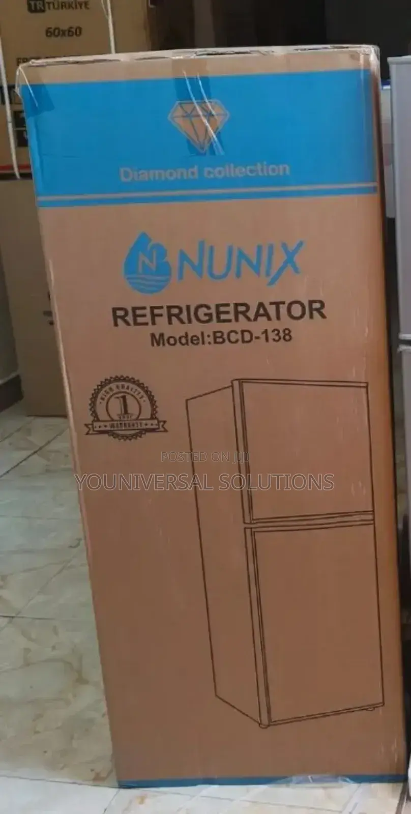 Nunix 138 Litres Large Capacity Refrigerator Fridge -