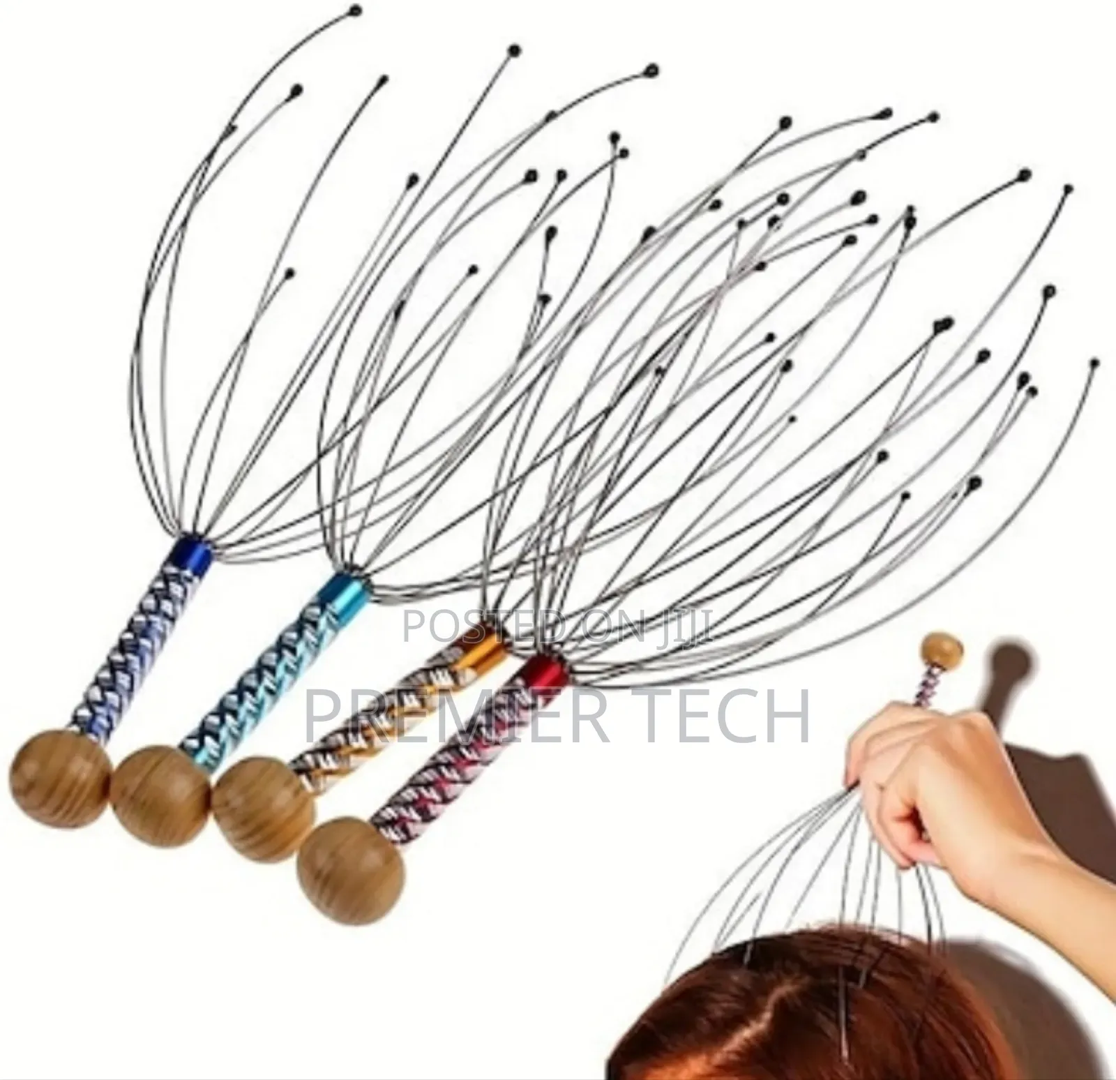 *Octopus Head Scalp Massage Comb