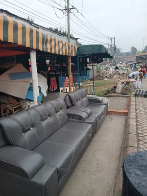 Vintage Comfy 5 Seater Sofa Set Seat Gray He3q