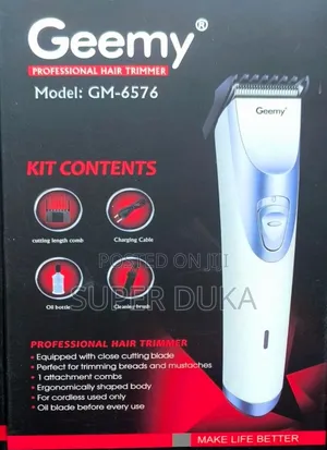 Geemy Professional Hair Trimmer, Model: Gm-6576.