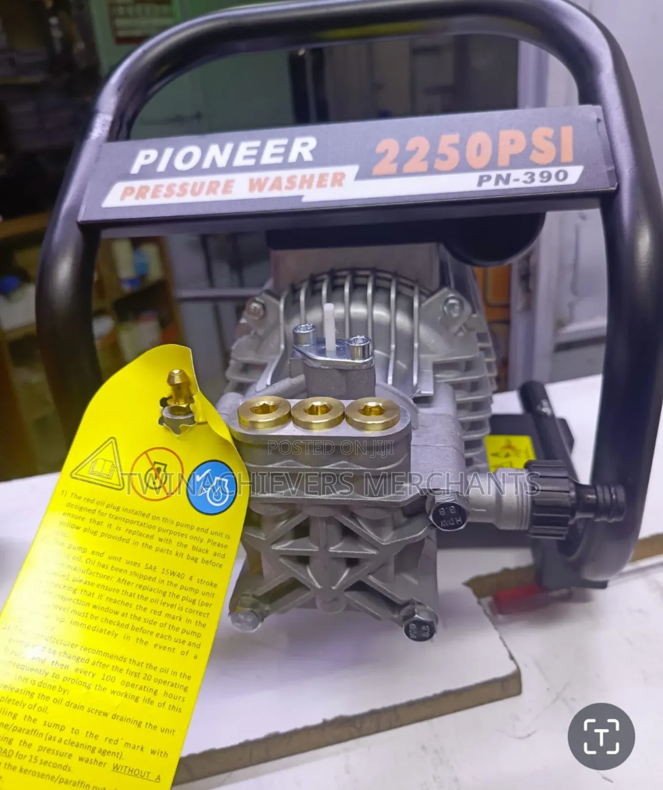Pioneer 2250 Psi High-Pressure Car Wash Machine, Model Pn-390