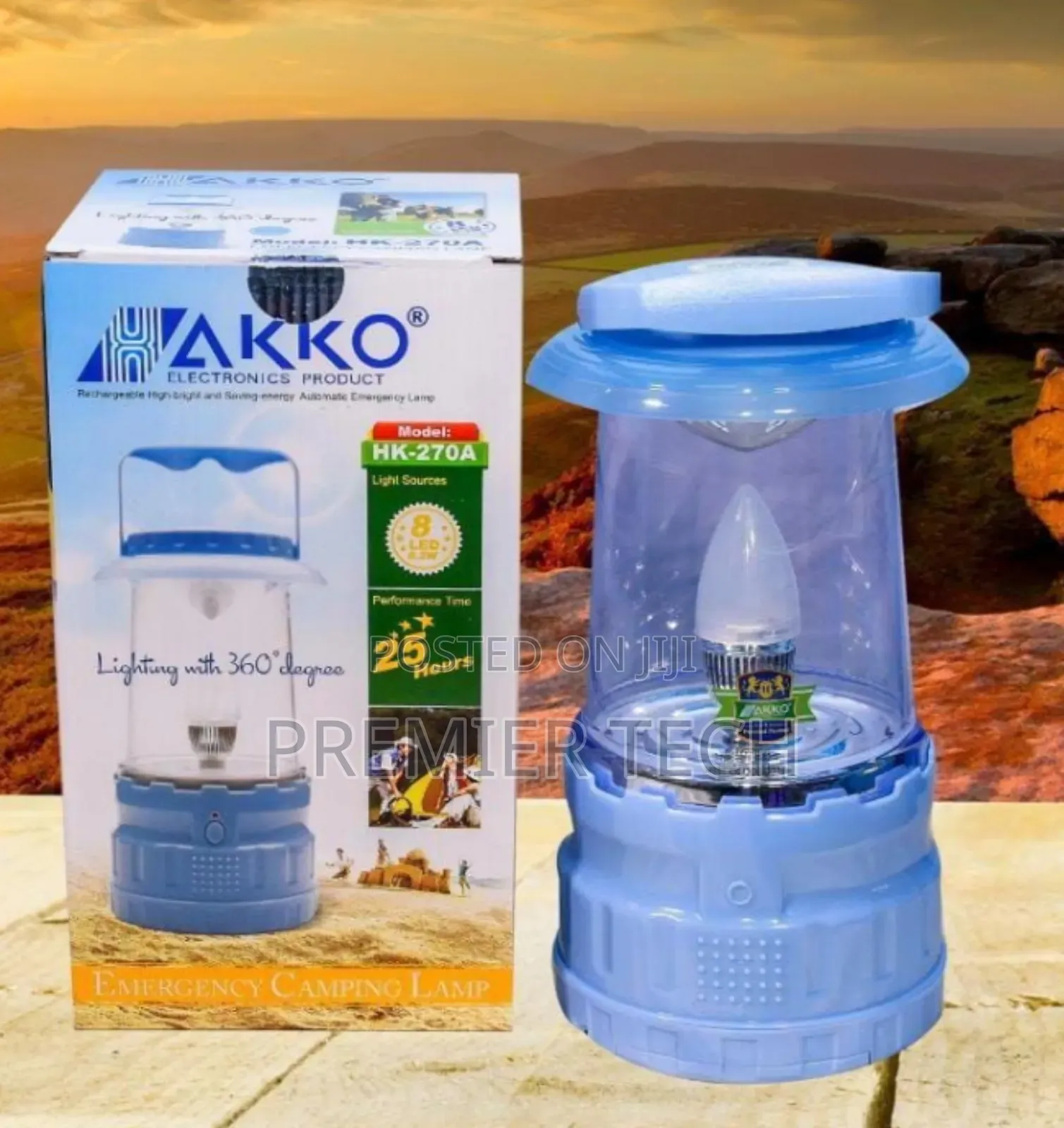 Akko 270 Recheargable Lamp 24 Hour Working Hour Guaranteed