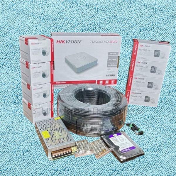 8 Hikvision 1080p CCTV Cameras Kit With Motion Detection, Playback DVR