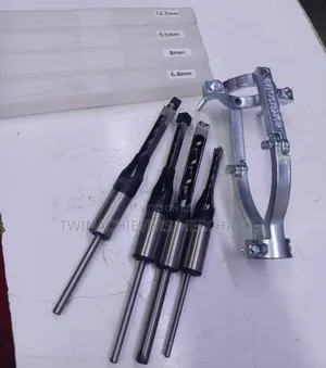 4pcs Mortice Bits Set +Adapter(12.7mm,9.5mm,8mm,6.4mm)