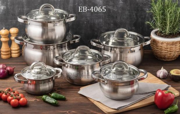 12 PCS Stainless Cookware Edenberg
