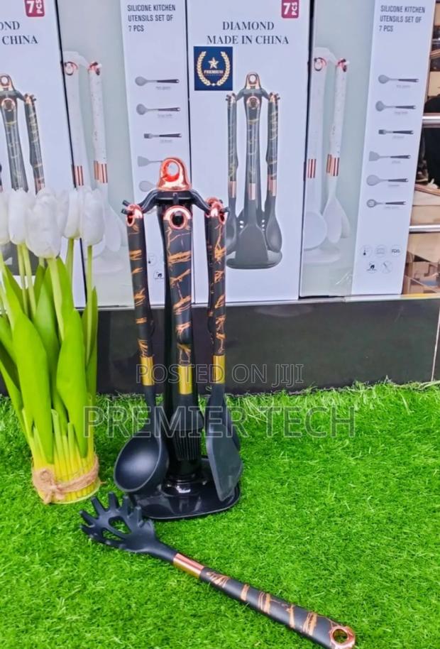 7pc Silicone Spoon Set - main view