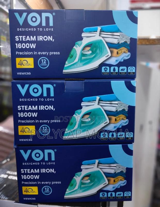 Von Vis161csg Steam Iron, 1600w – Green