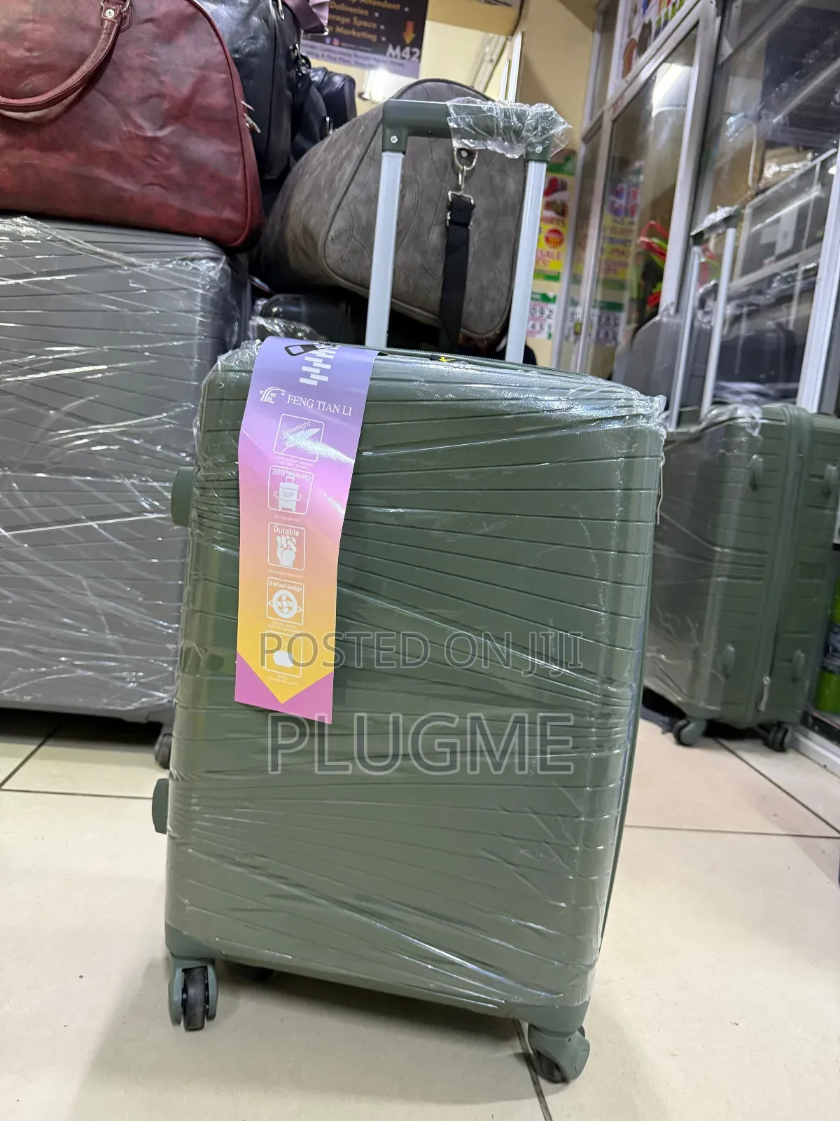 Large Medium Small Rubber Waterproof Unbreakable Suitcase Set or Pc