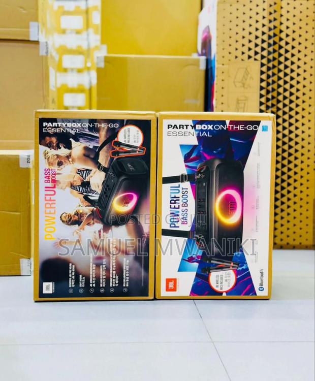 JBL Partybox on-the-Go Portable Party Speaker With Wireless Mic