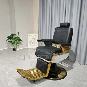 King Size Golden Barber Chair
