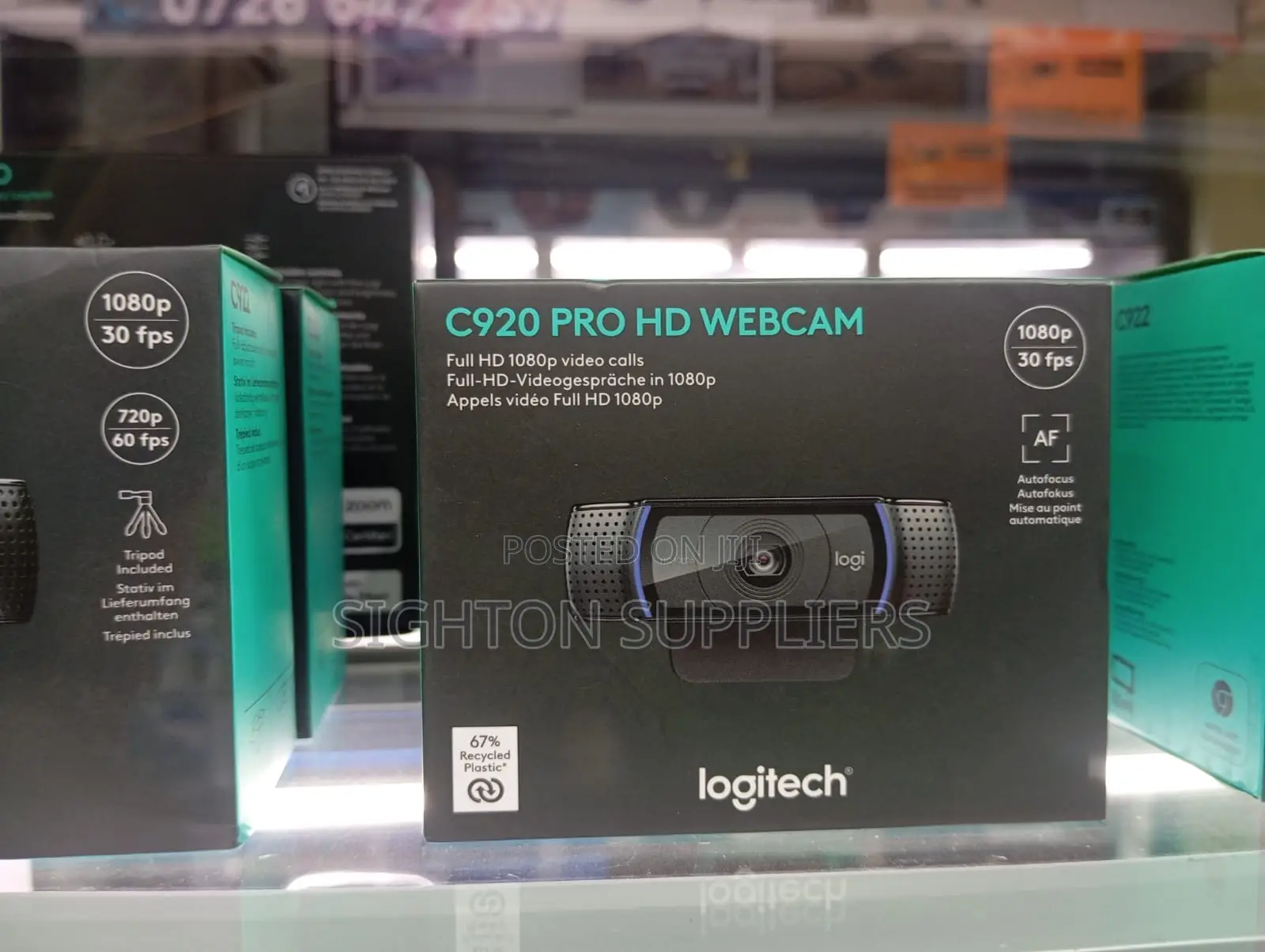 Logitech C920 Pro Hd Webcam – 1080p FHD