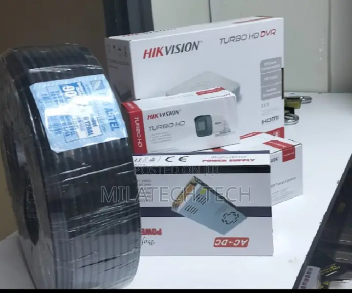 4channel DVR 4camera Full Kit 4 Channel Hikvision Turbo