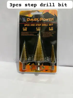 Dmax Power 3pcs HSS Step Drill Set.