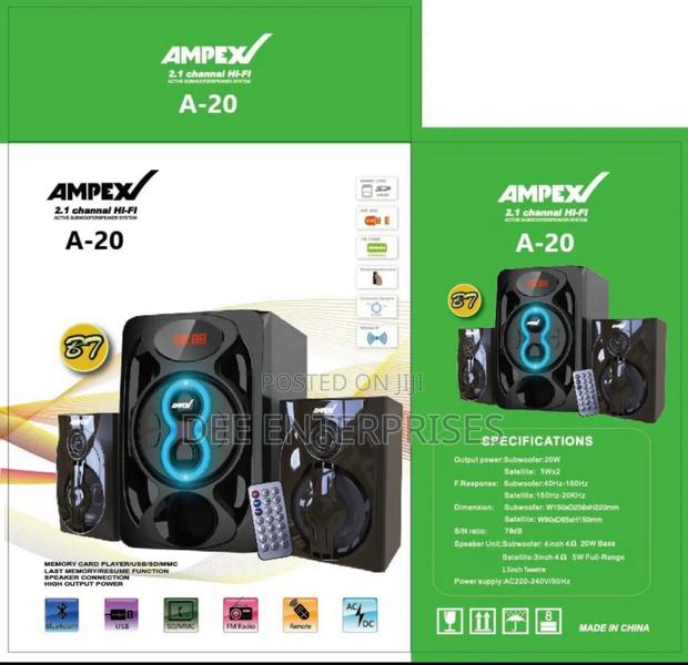 Ampex 2.1ch Hi_fi System a-20 - main view