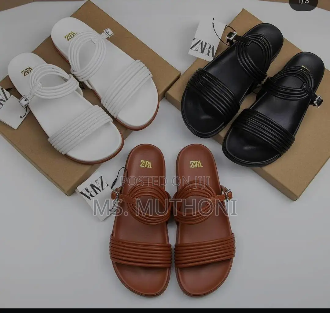 Women Buckled Zara Sandals Size 37-42