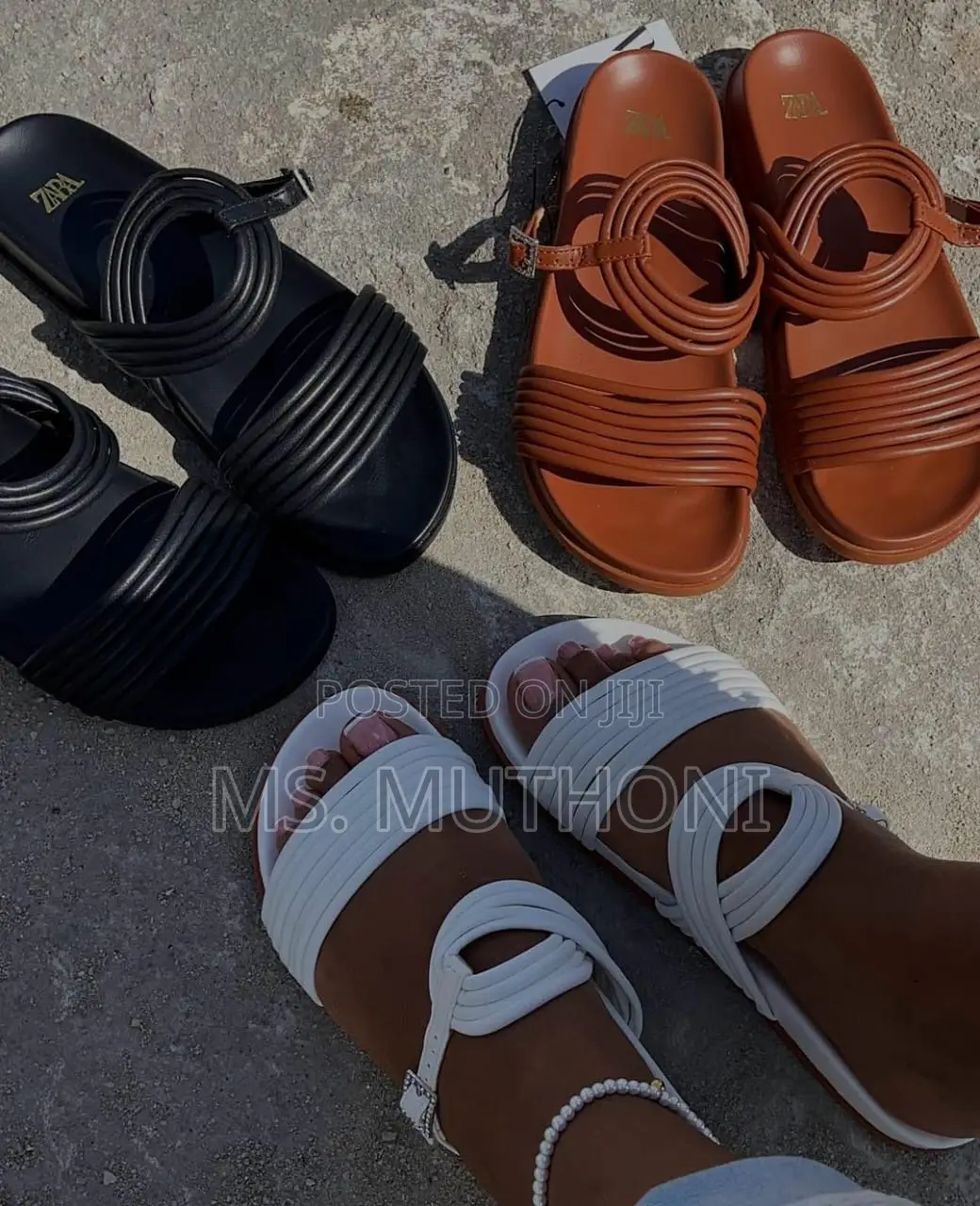 Women Buckled Zara Sandals Size 37-42