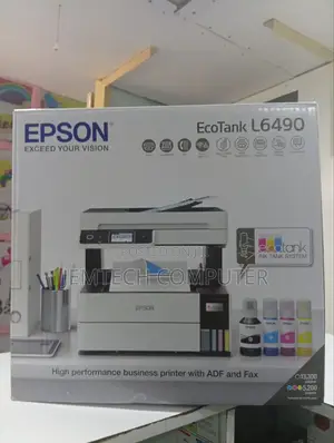 Epson L6490 Ink Tank Printer: Print, Copy, Scan, Fax