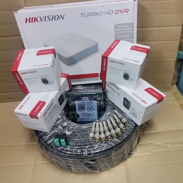 Hikvision 2mp 4 Cameras CCTV Surveillance Package + 50m Rg59 Cable