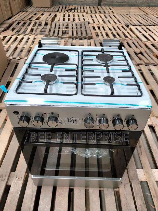 Offer Offer Elegance Enox Silver 60*60 BJS 3+1 Standing Cooker