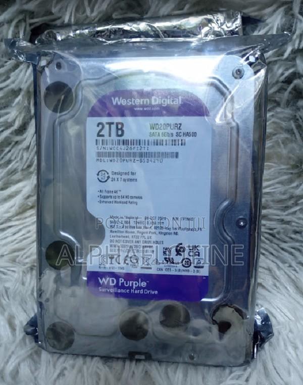 2tb Western Digital Purple Surveillance Hard Drive