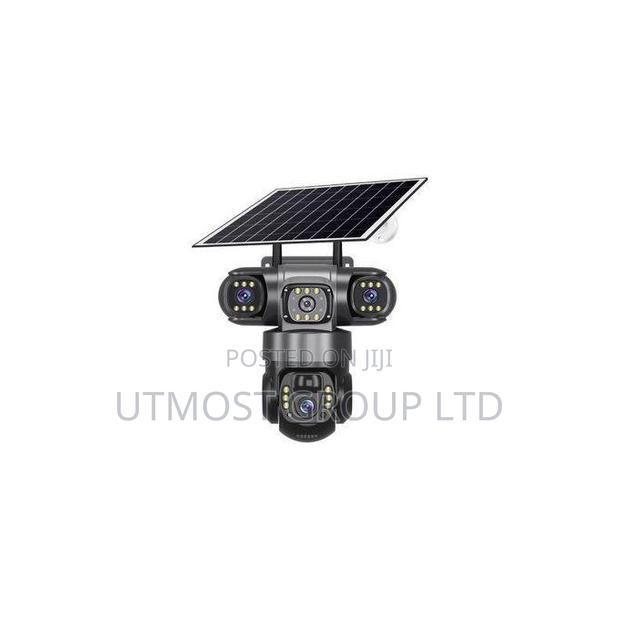 Solar Powered Triple Lens Camera – Remote Monitoring - main view