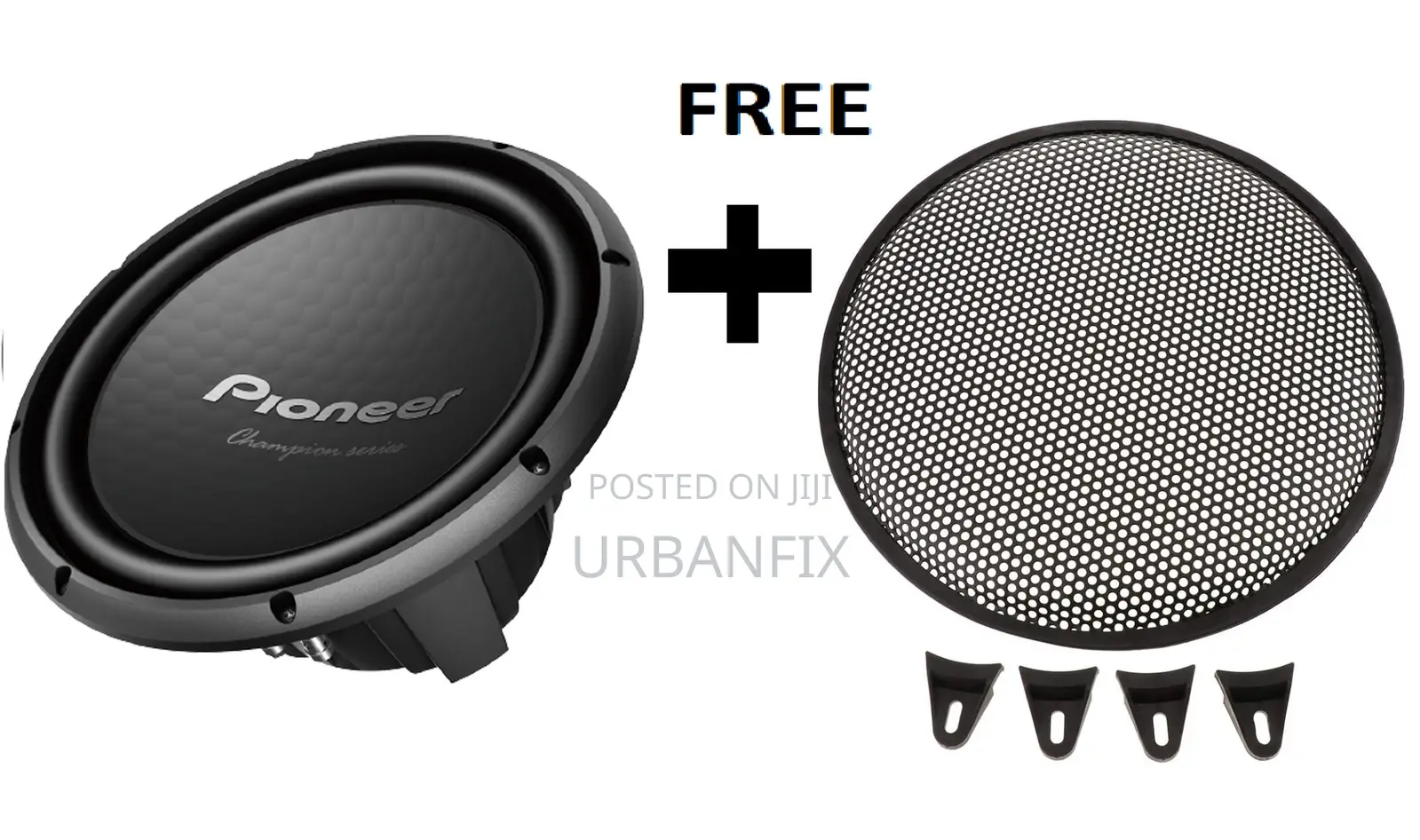 Pioneer Ts-W32s4 1500watts Bass Subwoofer + Free 12 Inch Metal Grill