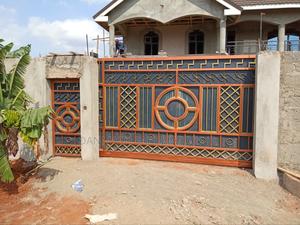 Modern Stylish Metal Gate With Small Side Gate - thumbnail 2