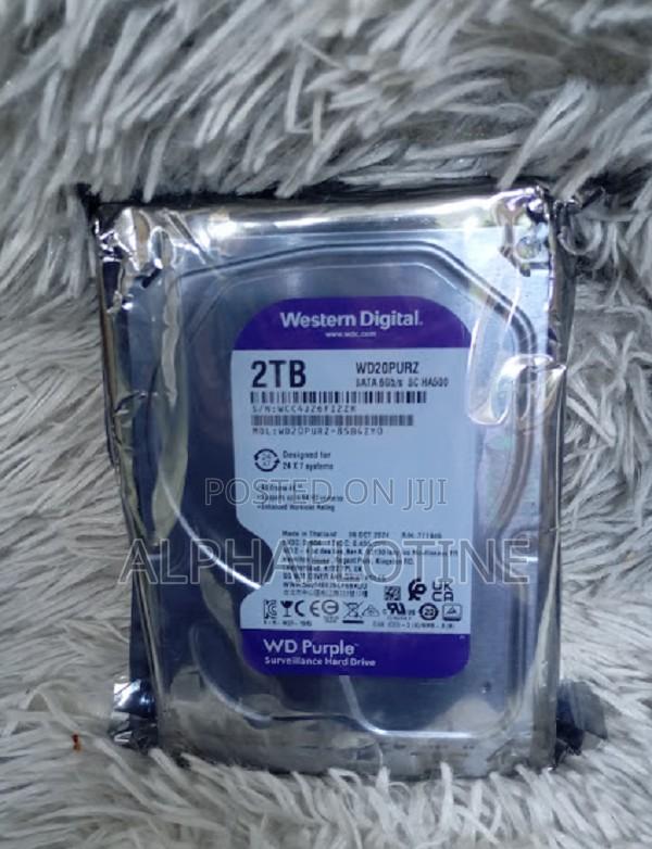 Wd Purple Surveillance Hard Drive - 2tb