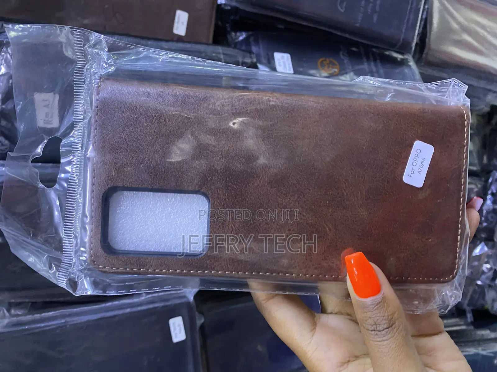 Etechnic Oppo A76 Flip Leather Case With Card Pockets