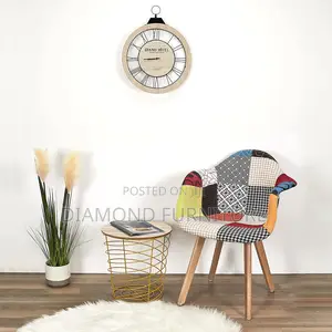 Dining Chair; Art Seat Multicolor Patchwork Dining Chair