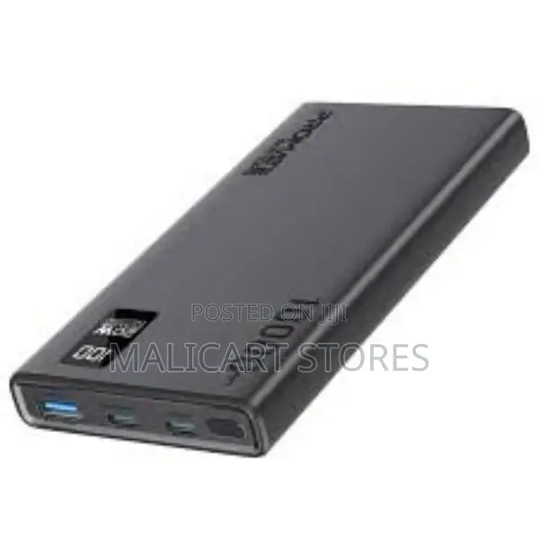 Promate Compact Smart Charging Power Bank 20w Pd Dual Usb-C, 22.5w