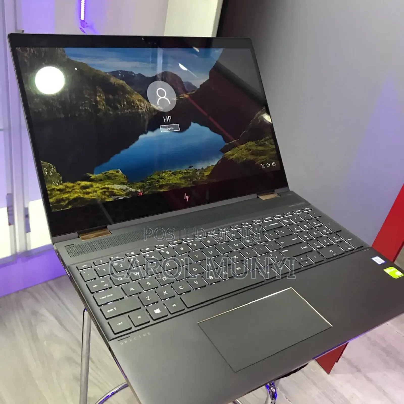 New Laptop HP Spectre X360 15t 8GB Intel Core I5 SSD 256GB