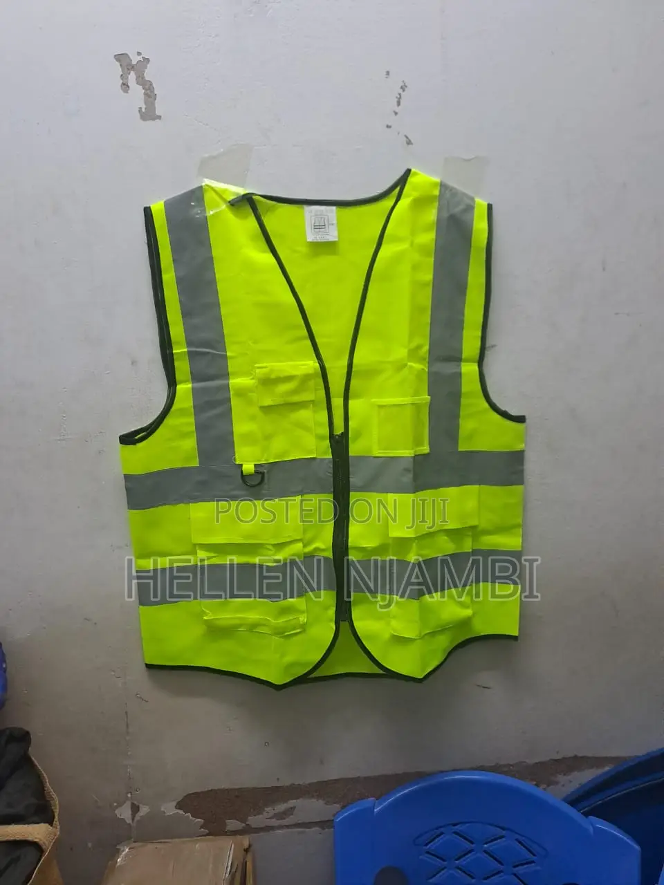 High Quality Executive Reflective Safety Vest With Pockets And Zipper