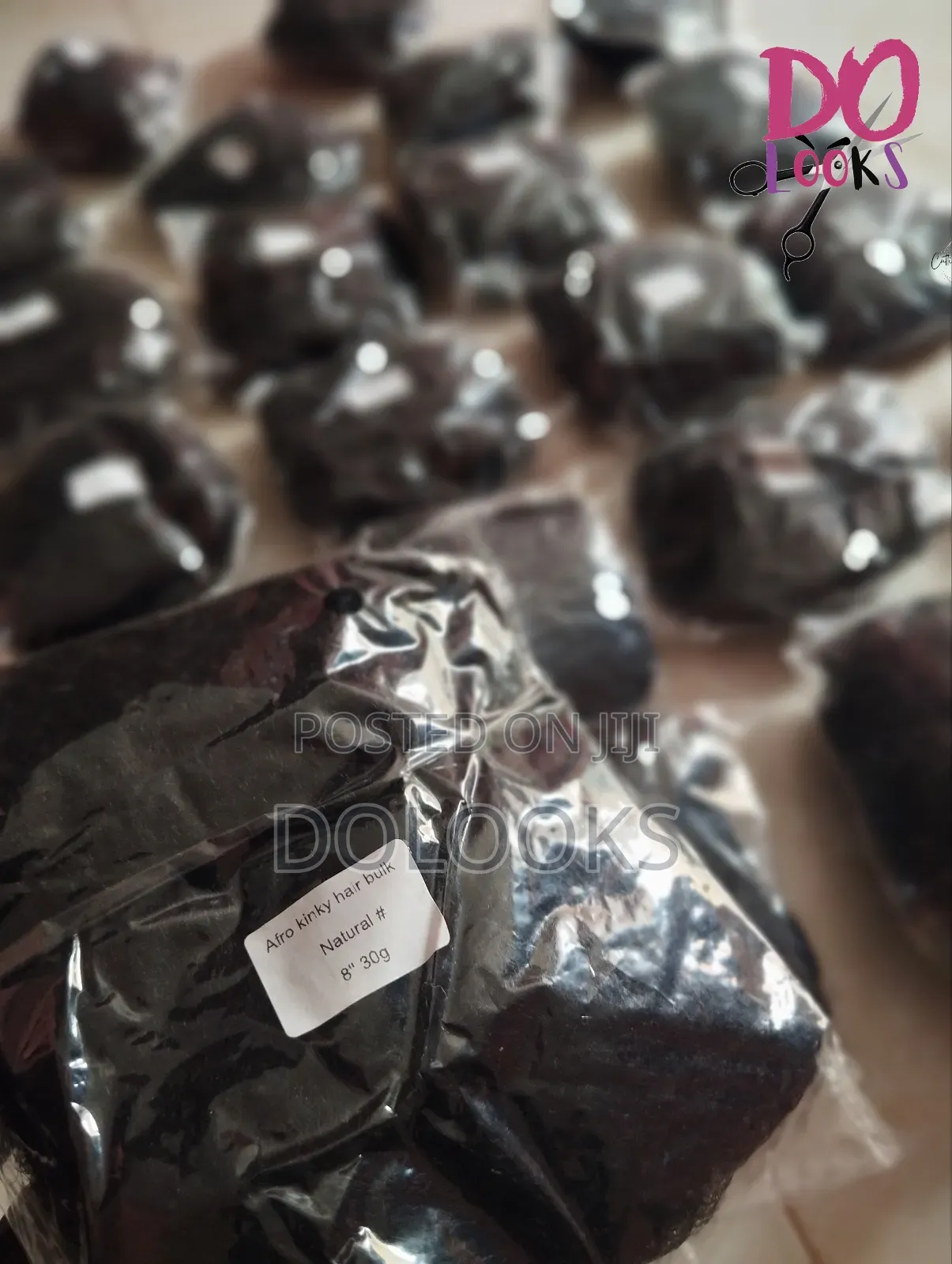 Natural Human Hair Bulk 8" 30grams