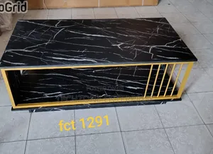 Executive Black Marble Coffee Table - 1291 