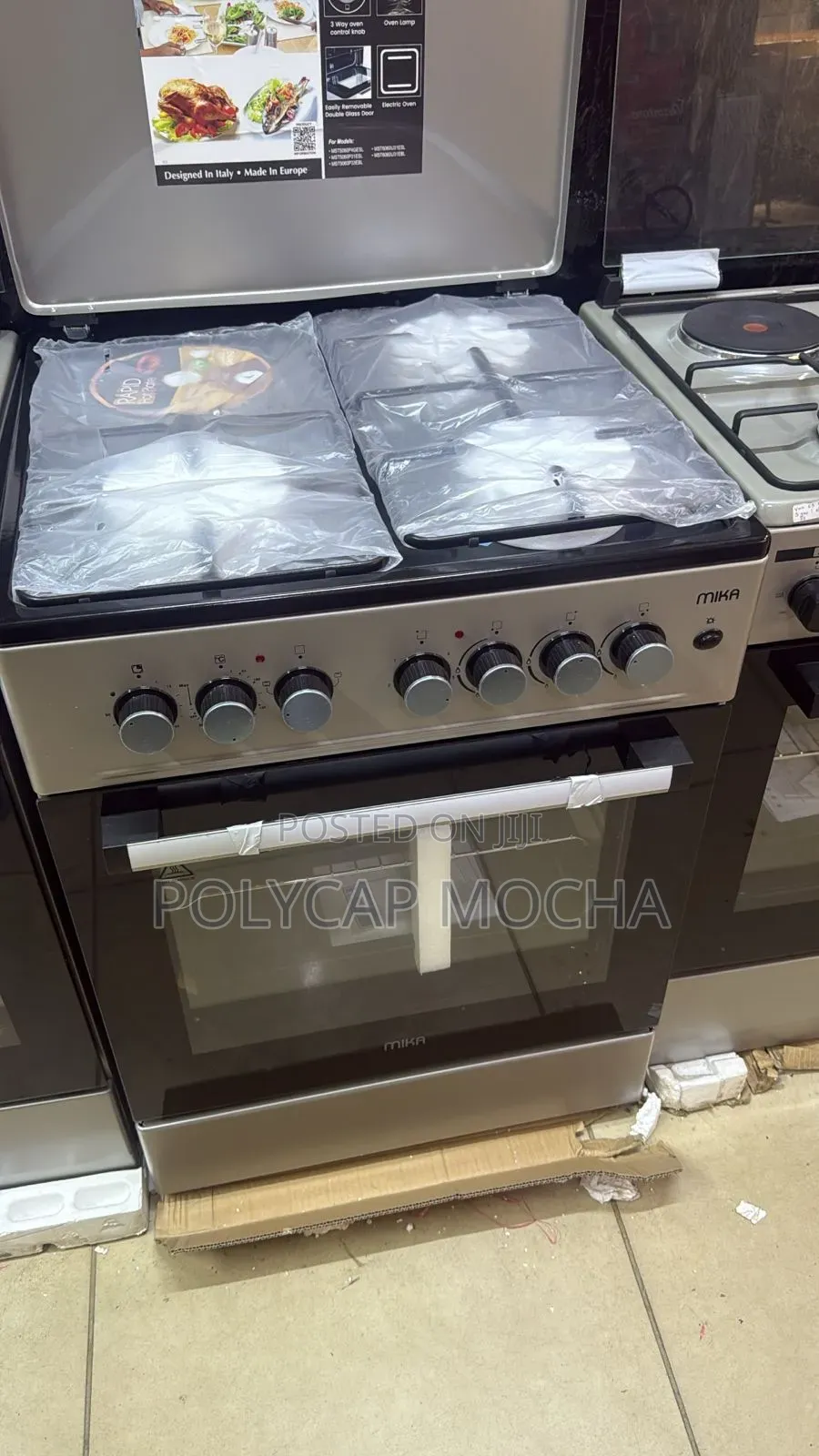 Mika Standing Cooker, 60cm X 60cm, 3 Gas Pool Jet Burners