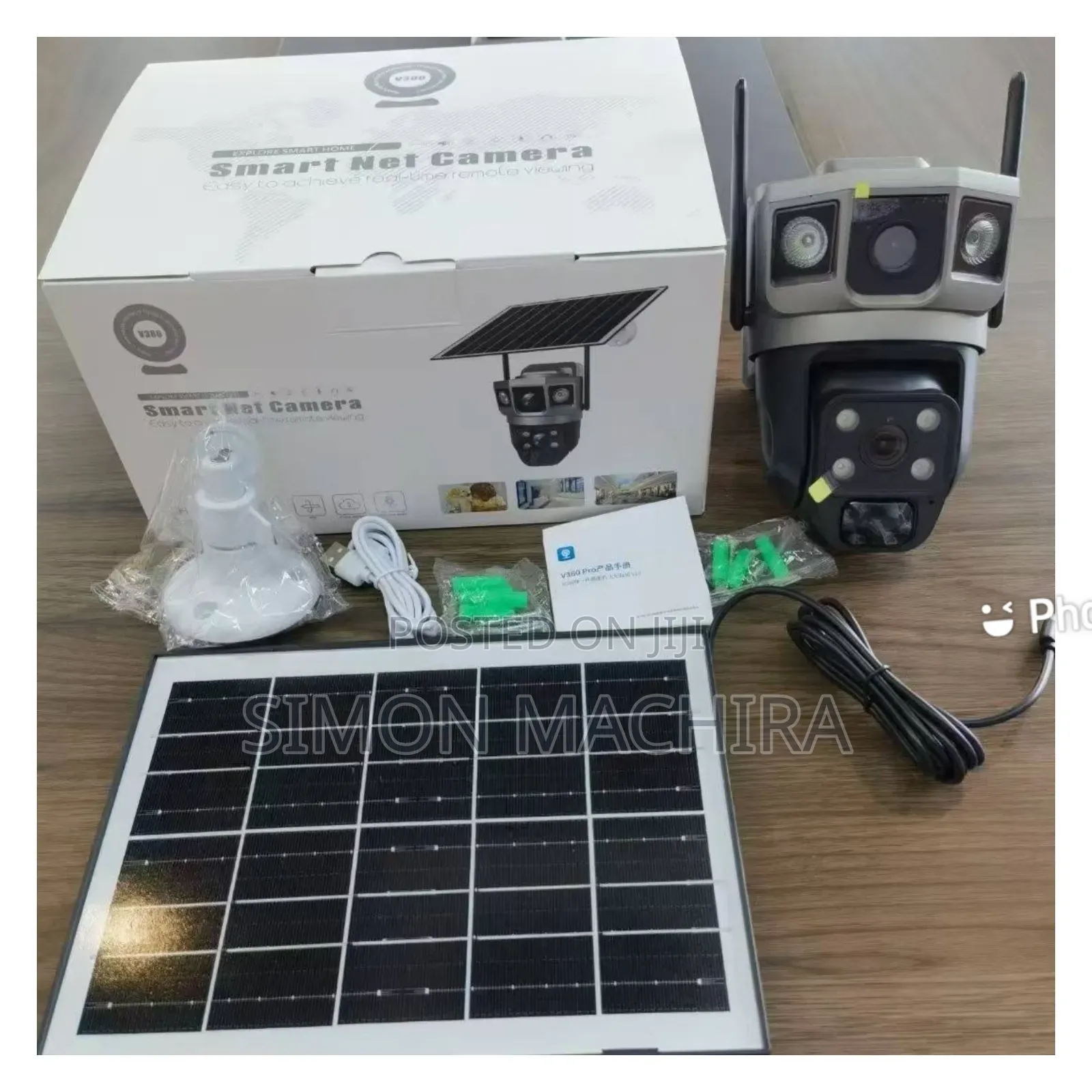 4g Solar Camera With Solar Panel