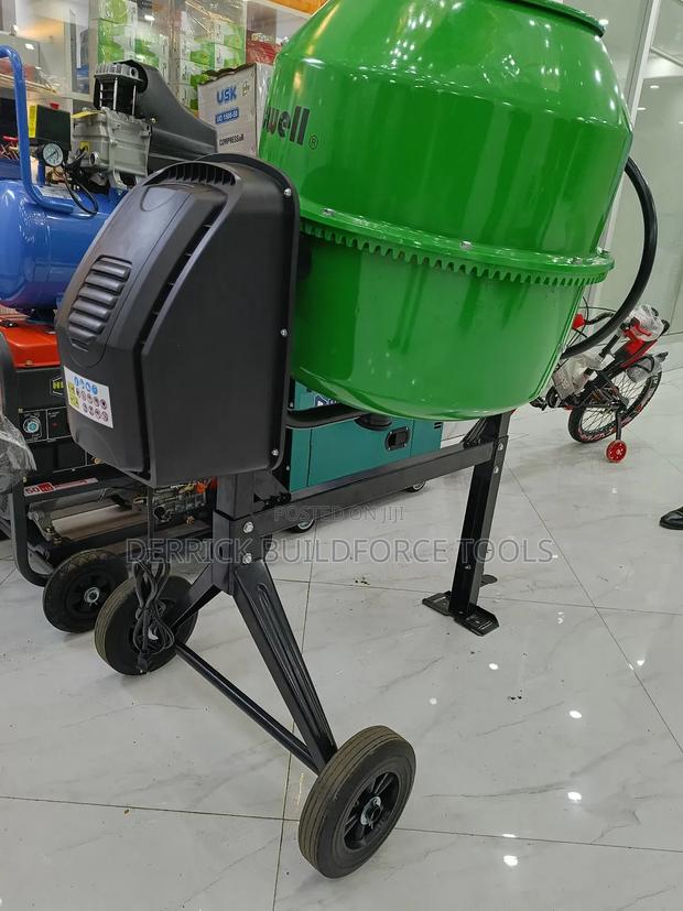 Pacwell Electric Concrete Mixer 180l 60kgs 850w - thumbnail 3