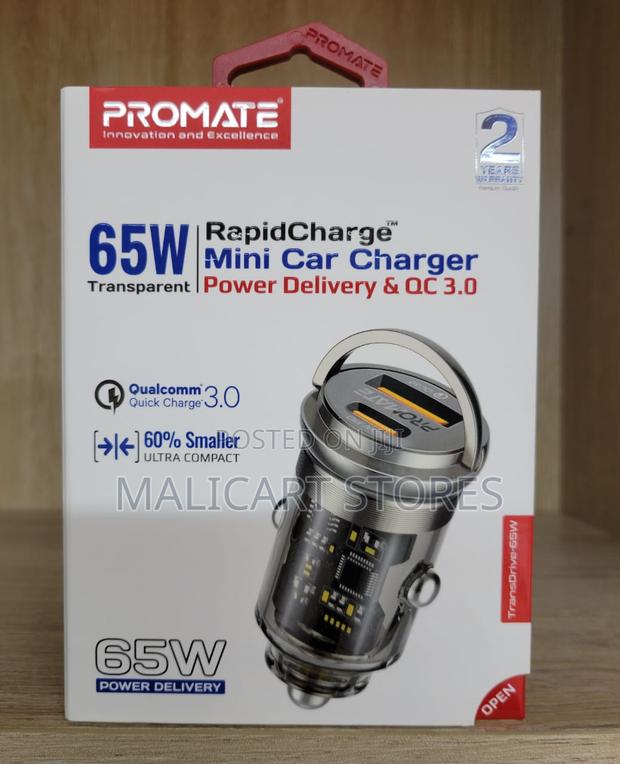 Promate Transdrive-65w Mini Car Charger