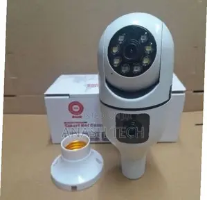 PTZ Baby Monitor CCTV Dual Lens Screen 1080p Wifi Bulb Camera