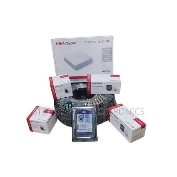 Complete Set of 4 Motion Detection Hikvision 1080p 2mp CCTV Cameras